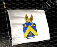 drapeau-D'ARDEMBOURG_Armorial royal des Pays-Bas_Europe