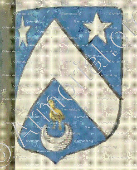 CAILLE (La Rochelle)_Blason enregistré sous le règne de Louis XIV._France