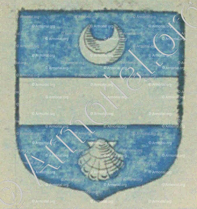 CAMPET de FREDOUILLE (La Rochelle)_Blason enregistré sous le règne de Louis XIV._France