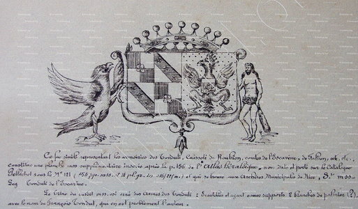 CAISSOLI de ROUBION comte de l'Escarène, de Falicon