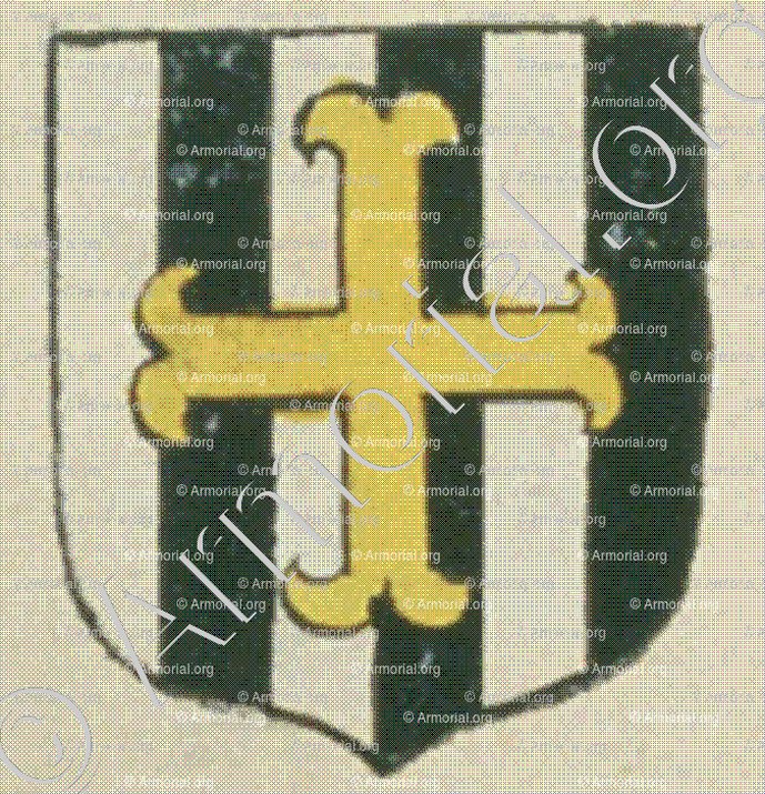 CERUSTE (La Rochelle)_Blason enregistré sous le règne de Louis XIV._France