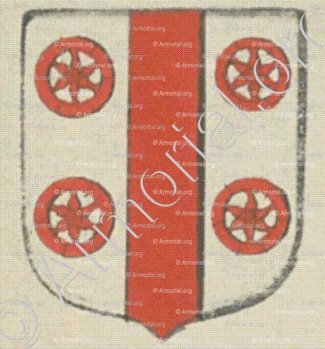 CHARAULT (La Rochelle)_Blason enregistré sous le règne de Louis XIV._France