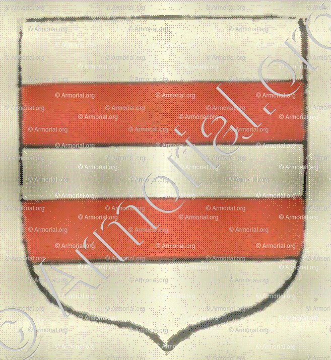 CHARET des BRUNETIERES (La Rochelle)_Blason enregistré sous le règne de Louis XIV._France