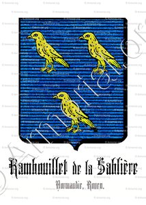 RAMBOUILLET de la SABLIÈRE