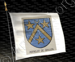 drapeau-POTRELAT de GRILLON_Bourbonnais_France