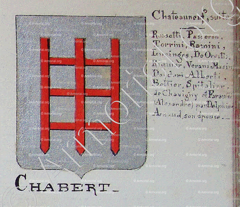 CHABERT de Châteauneuf_Armorial Nice. (J. Casal, 1902) (Bibl. mun. de Nice)_France (ii)