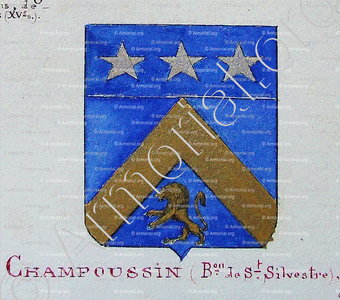 CHAMPOUSSIN baron de Saint-Silvestre