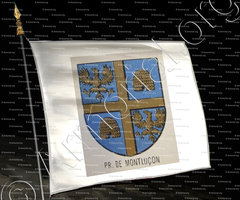 drapeau-Prieuré de MONTLUÇON_Bourbonnais_France