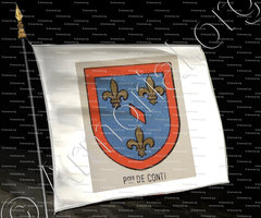 drapeau-Princes de CONTI_Bourbonnais_France