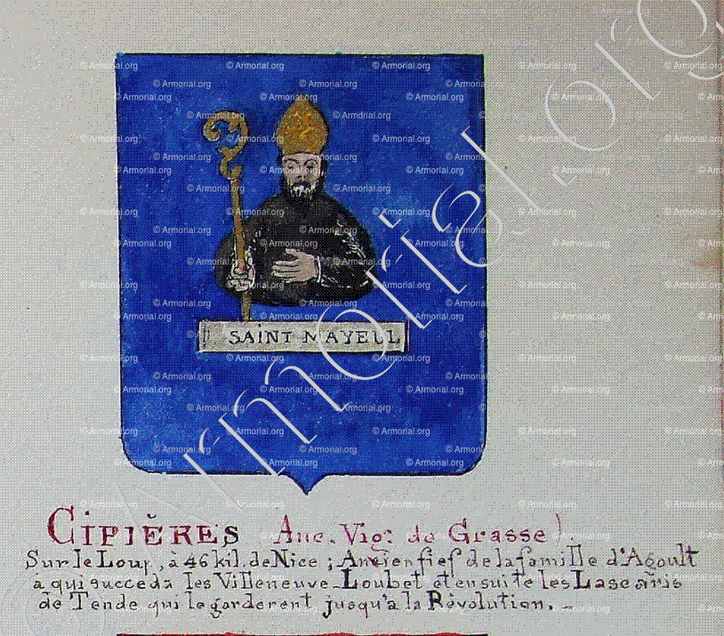 CIPIERES_Armorial Nice. (J. Casal, 1902) (Bibl. mun. de Nice)_France (i)