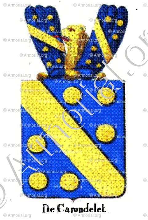 DE CARONDELET_Armorial royal des Pays-Bas_Europe