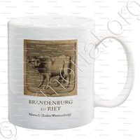 mug-BRANDENBURG zu RIET_Schwaben. Baden-Württemberg._Deutschland