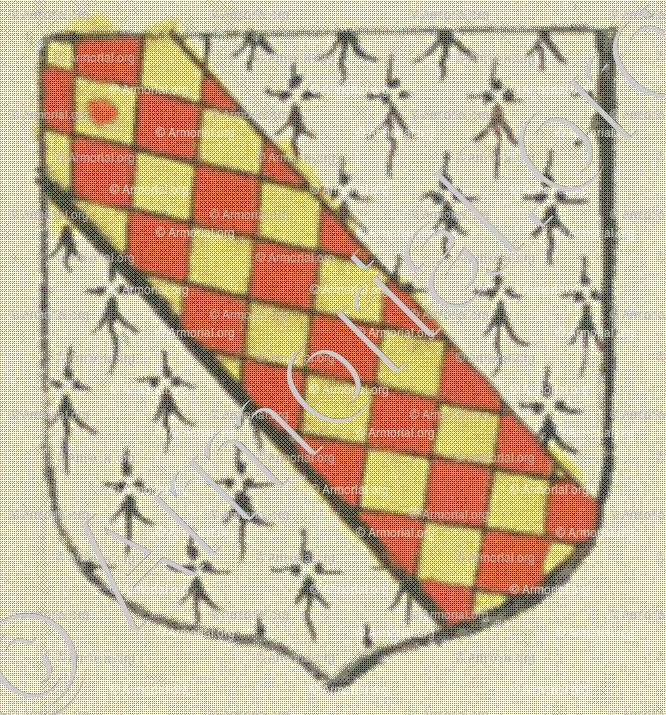 CHENUT (La Rochelle)_Blason enregistré sous le règne de Louis XIV._France