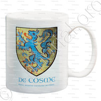 mug-de COSME_Noblesse d'Anjou. Maison d'ancienne chevalerie du Maine, alliée en Poitou_France