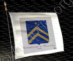 drapeau-CORNILLON de MASSOUIN_Armorial Nice. (J. Casal, 1902) (Bibl. mun. de Nice)_France (i)