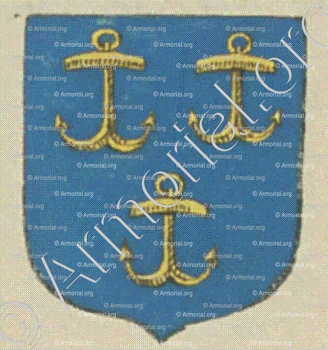 CLASSE (La Rochelle)_Blason enregistré sous le règne de Louis XIV._France