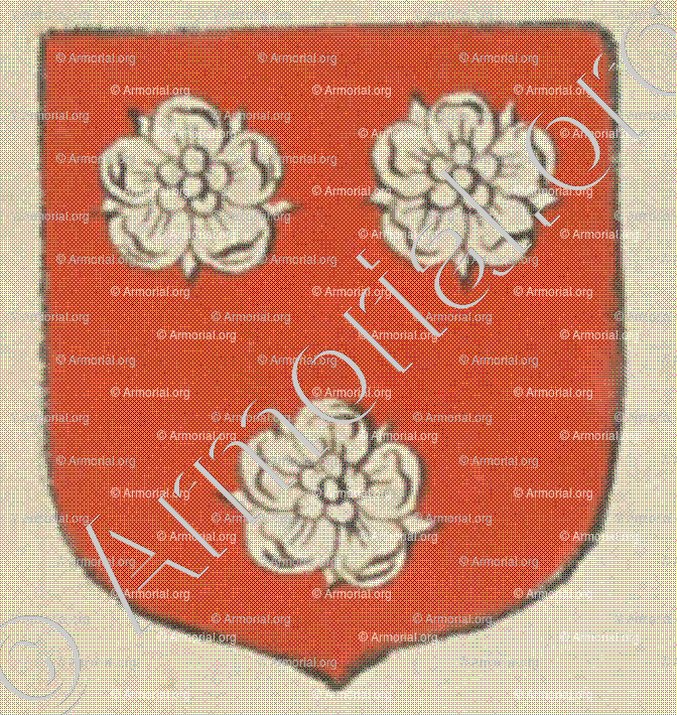 CLAVIGNON (La Rochelle)_Blason enregistré sous le règne de Louis XIV._France