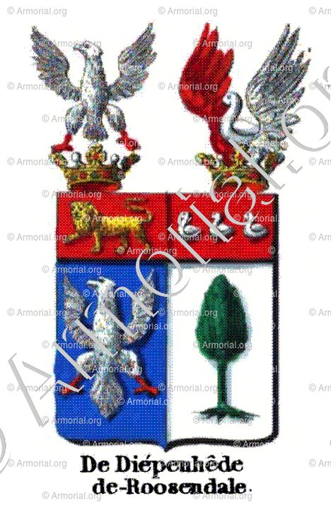 DE DIEPENHEDE DE ROOSENDALE_Armorial royal des Pays-Bas_Europe