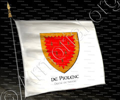 drapeau-de PIOLENC de Chaumont de Montbel_Ancien Duché de Savoie_États de Savoie