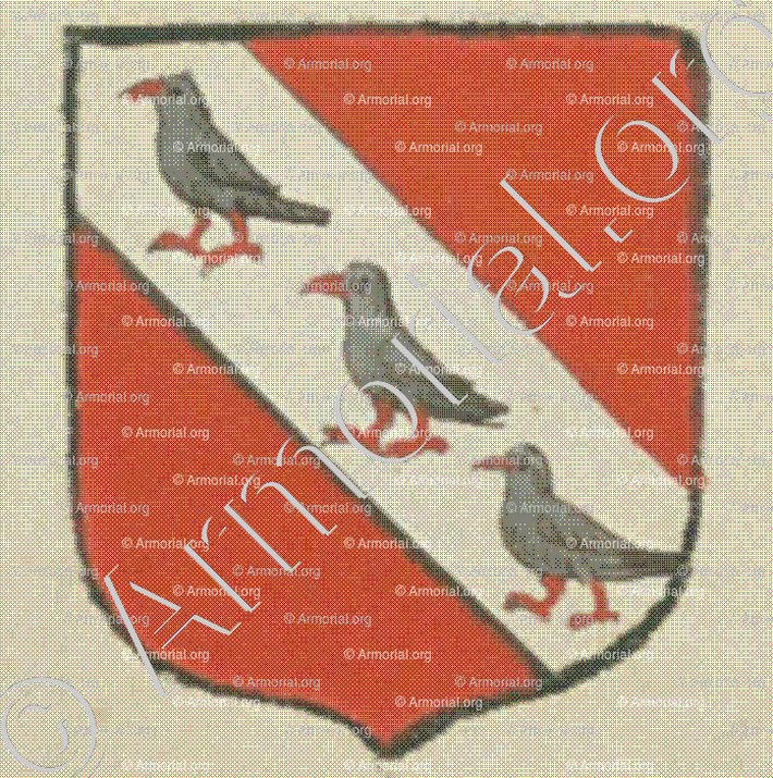 CORNILLAU (La Rochelle)_Blason enregistré sous le règne de Louis XIV._France