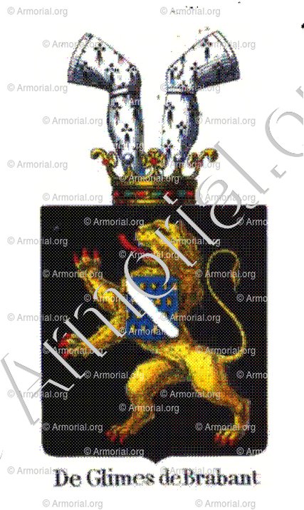 DE GLIMES DE BRABANT_Armorial royal des Pays-Bas_Europe