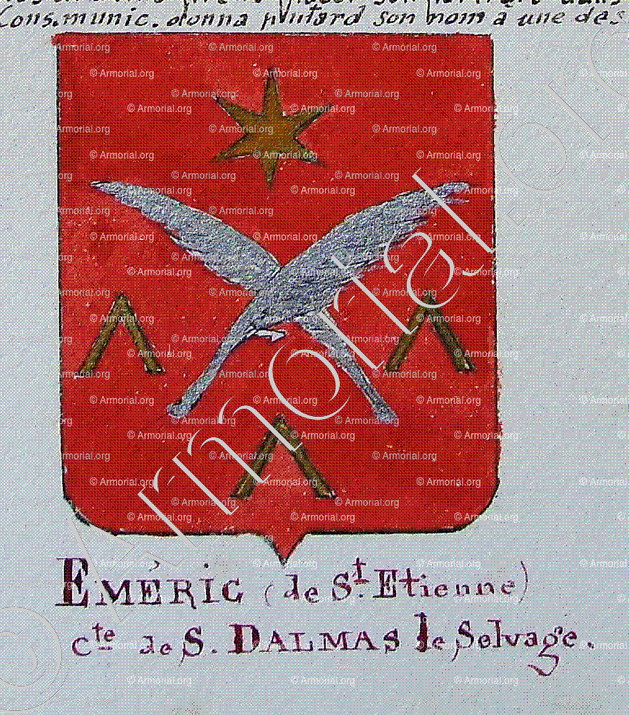 Comtes de DALMAS de SELVAGE_Armorial Nice. (J. Casal, 1903) (Bibl. mun. de Nice)_France (i)