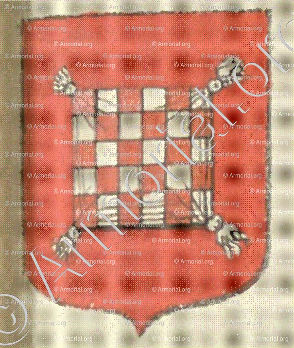 COURANT (La Rochelle)_Blason enregistré sous le règne de Louis XIV._France