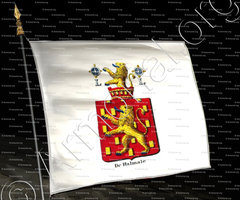 drapeau-DE HALMALE_Armorial royal des Pays-Bas_Europe