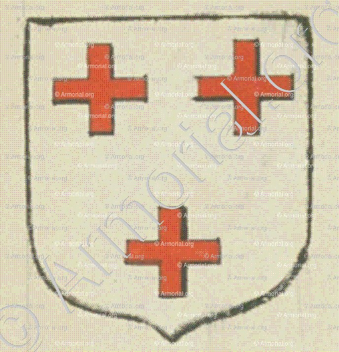 CRISTIN (La Rochelle)_Blason enregistré sous le règne de Louis XIV._France