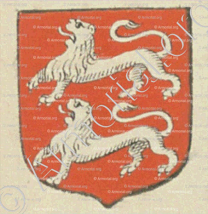 DABESAC de MAYAC de VILLEAUVANGE (La Rochelle)_Blason enregistré sous le règne de Louis XIV._France