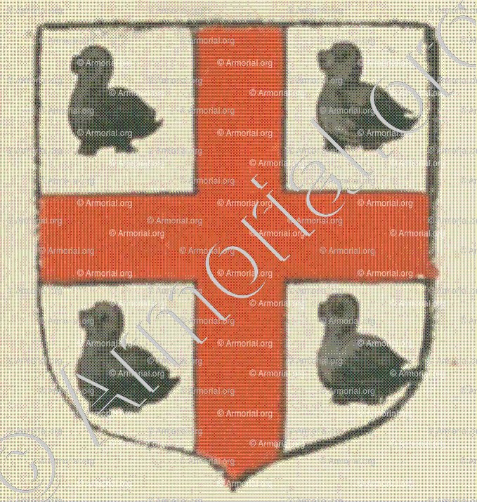 DAIGNE (La Rochelle)_Blason enregistré sous le règne de Louis XIV._France