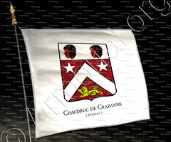 drapeau-CHAUDRUC de CRAZANNE_Saintonge_France