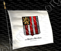 drapeau-van RANST de BERCHEM_Duché du Brabant_Belgique (2)