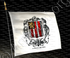 drapeau-van RANST de BERCHEM_Duché du Brabant_Belgique (1)