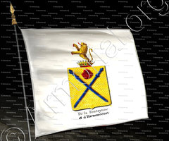 drapeau-DE LA FONTAINE et D'HARNONCOURT_Armorial royal des Pays-Bas_Europe