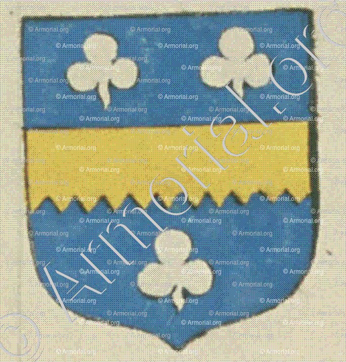 DAUCHE (La Rochelle)_Blason enregistré sous le règne de Louis XIV._France