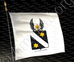 drapeau-DE LANTREMANGE_Armorial royal des Pays-Bas_Europe