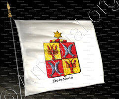 drapeau-DE LE MEDE_Armorial royal des Pays-Bas_Europe