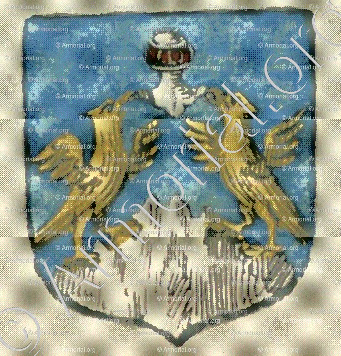 DAULNIN (La Rochelle)_Blason enregistré sous le règne de Louis XIV._France