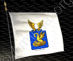 drapeau-DE LE TENRE_Armorial royal des Pays-Bas_Europe