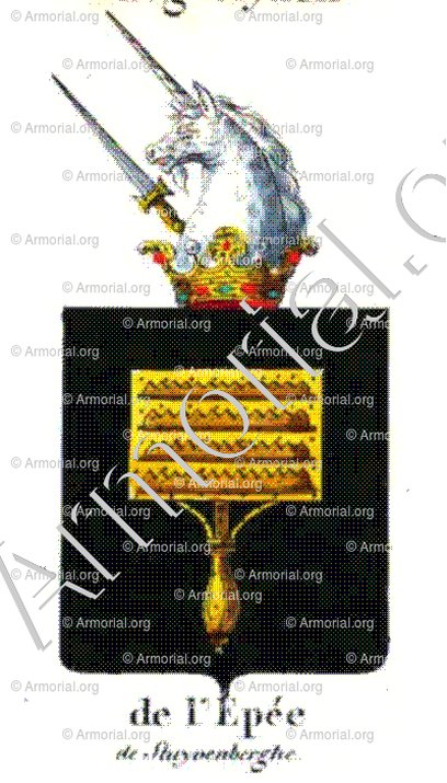 DE L'EPEE DE STUYOENBERGHE_Armorial royal des Pays-Bas_Europe