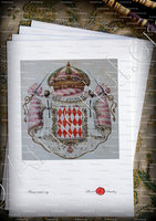 velin-d-Arches-DEO JUVANTE_Armorial Nice. (J. Casal, 1903) (Bibl. mun. de Nice) Avec l'Aide de Dieu ( devise des Grimaldi)_France