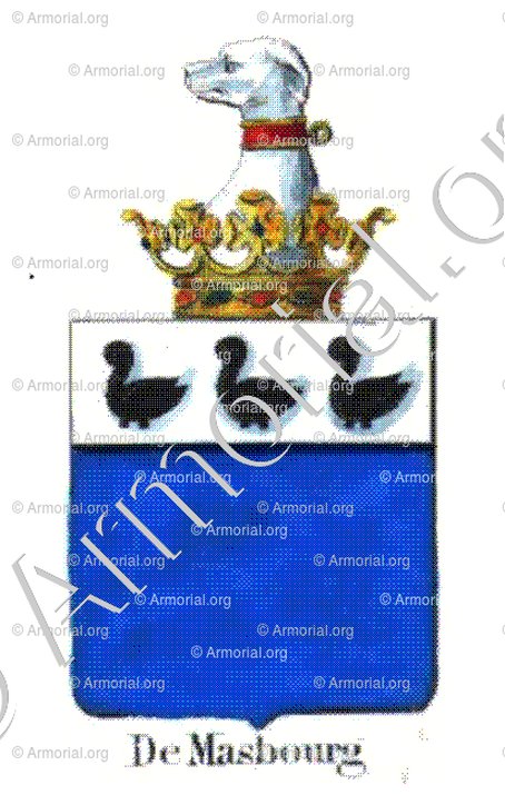 DE MASBOURG_Armorial royal des Pays-Bas_Europe