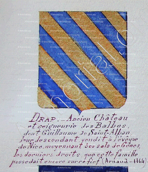 DRAP (des Balbes)_Armorial Nice. (J. Casal, 1903) (Bibl. mun. de Nice)_France (i)