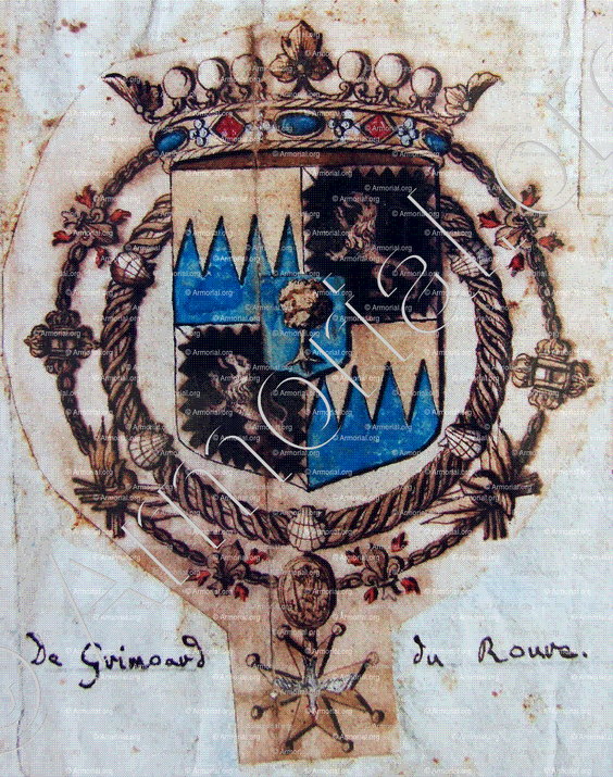 De GRIMOARD du ROURE_Contea di Nizza_Ducato di Savoia, Regno di Sardegna.