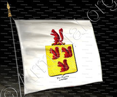 drapeau-DE PARIS ou DE PARYS_Armorial royal des Pays-Bas_Europe