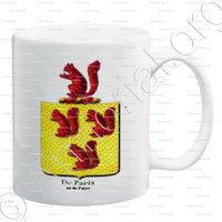 mug-DE PARIS ou DE PARYS_Armorial royal des Pays-Bas_Europe