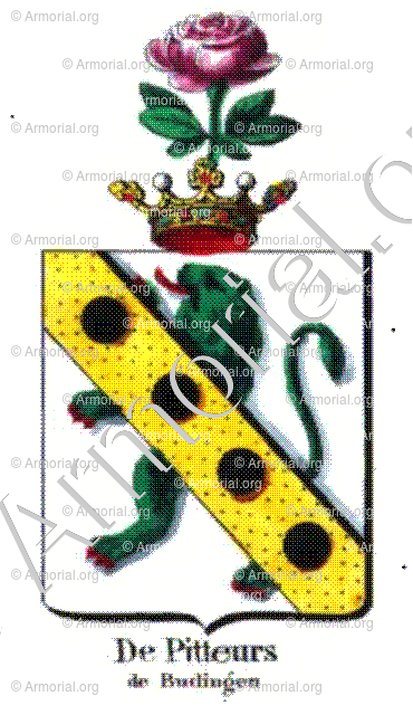 DE PITTEURS DE BUDINGEN_Armorial royal des Pays-Bas_Europe