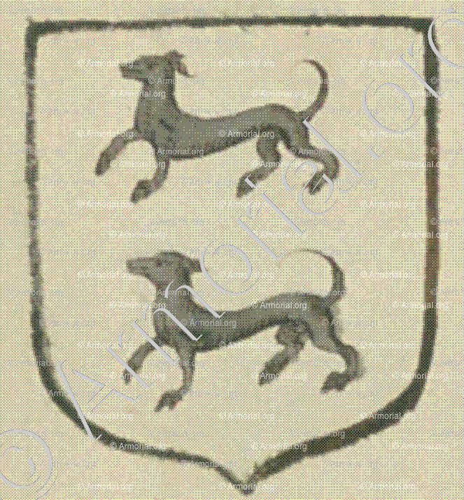 de COURSAN (La Rochelle)_Blason enregistré sous le règne de Louis XIV._France