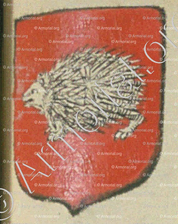 de FISSON (La Rochelle)_Blason enregistré sous le règne de Louis XIV._France